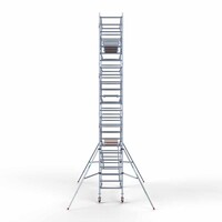 Euroscaffold Rollgerüst komplett 90 x 305 x 8,2 m Arbeitshöhe + beidseitiges Frontgeländer