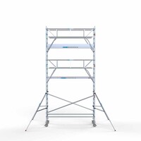 Euroscaffold Rollgerüst Kompletter Carbonboden 90 x 305 x 7,2m Arbeitshöhe + beidseitiges Frontgeländer