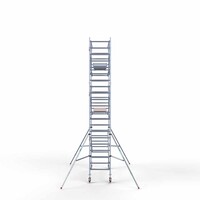 Euroscaffold Rollgerüst Kompletter Carbonboden 90 x 305 x 7,2m Arbeitshöhe + beidseitiges Frontgeländer