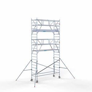 Rollgerüst komplett 90 x 305 x 7,2 m Arbeitshöhe + beidseitiges Frontgeländer