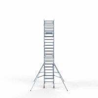 Euroscaffold Rollgerüst komplett 90 x 190 x 7,2 m Arbeitshöhe + beidseitiges Frontgeländer