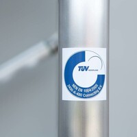Euroscaffold Rollgerüst komplett aus Carbon 90 x 250 x 5,2 m Arbeitshöhe + beidseitiges Frontgeländer