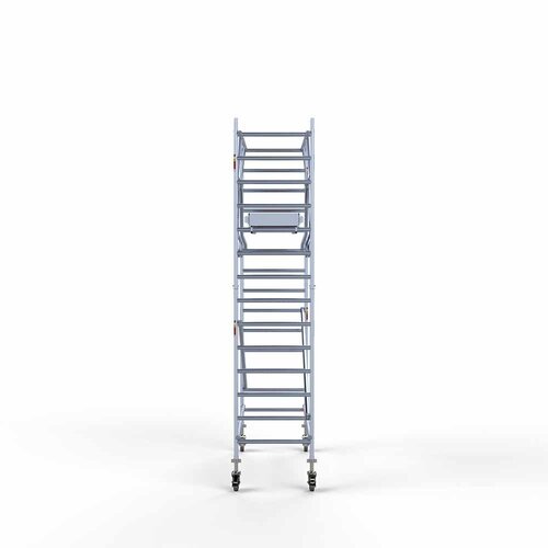 Rollgerüst komplett 90 x 250 x 5,2 m Arbeitshöhe + beidseitiges Frontgeländer Euroscaffold Rollgerüst komplett 90 x 250 x 5,2 m Arbeitshöhe + beidseitiges Frontgeländer