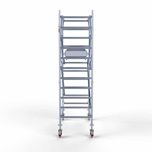 Rollgerüst komplett aus Carbon 90 x 190 x 4,2m Arbeitshöhe + beidseitiges Frontgeländer Euroscaffold Rollgerüst komplett aus Carbon 90 x 190 x 4,2m Arbeitshöhe + beidseitiges Frontgeländer