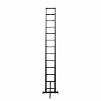 Panthera Teleskopleiter schwarz 3,8 Meter