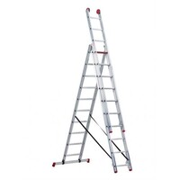 Altrex Altrex All Round dreiteilige Leiter unbeschichtet 3x10 Stufen