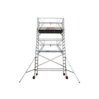 Euroscaffold Rollgerüst Euro 135 x 305 x 10,2m Arbeitshöhe inkl. leichter Plattform + einfaches Frontgeländer