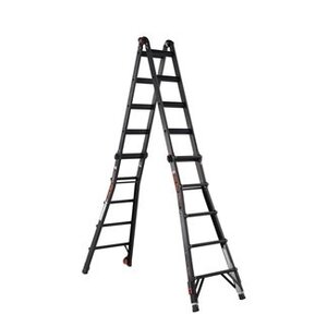 Klappleiter Little Giant 4x6 Schwarz Pro Leveler