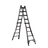 Altrex Klappleiter Little Giant 4x5 Schwarz Pro Leveler