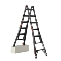 Altrex Klappleiter Little Giant 4x5 Schwarz Pro Leveler
