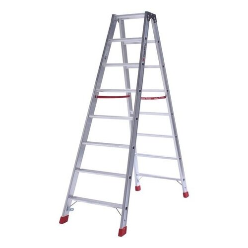 Euroline Doppeltreppe 2x8(max. Arbeitshöhe 3,86 m)