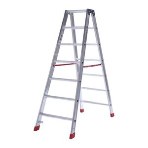 Euroline Euroline Premium Doppeltreppe 2x7 (max. Arbeitshöhe 3,61 m) Euroline Premium Doppeltreppe 2x7 (max. Arbeitshöhe 3,61 m)