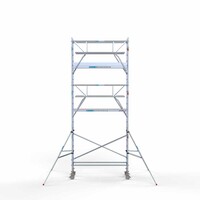 Euroscaffold Rollgerüst komplett 75 x 250 x 7,2m inkl. leichter Plattform + doppeltem Frontgeländer