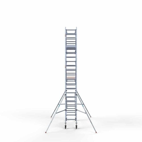 Euroscaffold Rollgerüst komplett 75 x 250 x 7,2m inkl. leichter Plattform + doppeltem Frontgeländer