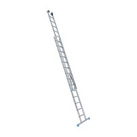 Eurostairs Eurotreppe Leiter doppelt gerade 2x12 Sprossen + Giebelrollen