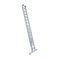 Eurostairs Eurotreppe Leiter doppelt gerade 2x12 Sprossen + Giebelrollen
