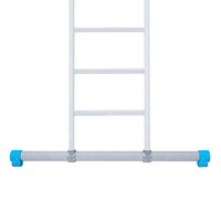 Eurostairs Eurotreppe Leiter doppelt gerade 2x12 Sprossen + Giebelrollen