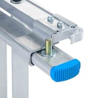 Eurostairs Eurotreppe Leiter doppelt gerade 2x12 Sprossen + Giebelrollen