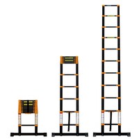 Teleskopleiter 3,2 Meter - Schwarz