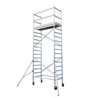 Euroscaffold Kastenwagen GT 750 + Basis-Rollgerüst 90 x 250 x 6,2 m Arbeitshöhe