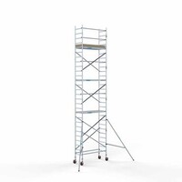 Euroscaffold Abschließbarer Gerüstanhänger + Basis Rollgerüst 75 x 190 x 9,2 Meter