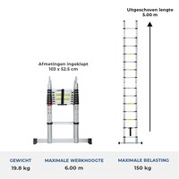 Klappleiter 5,0 Meter