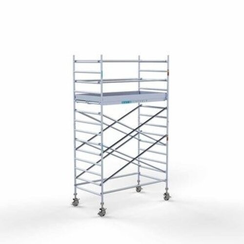 Euroscaffold Gerüstanhänger + Rollgerüst komplett 135 x 250 x 5,2 m Arbeitshöhe