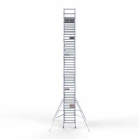 Euroscaffold Rollgerüst Komplett 135 x 305 x 14,2m Arbeitshöhe mit leichter Plattform