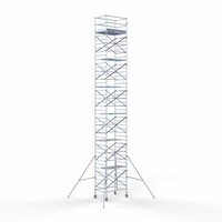 Euroscaffold Rollgerüst Komplett 135 x 190 x 14,2m Arbeitshöhe mit leichter Plattform