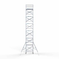 Euroscaffold Rollgerüst Komplett 135 x 190 x 14,2m Arbeitshöhe mit leichter Plattform