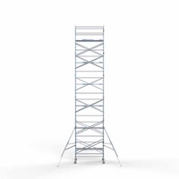 Euroscaffold Rollgerüst Komplett 135 x 250 x 13,2m Arbeitshöhe mit leichter Plattform