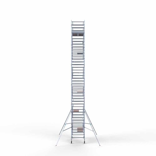 Euroscaffold Rollgerüst Komplett 135 x 250 x 13,2m Arbeitshöhe mit leichter Plattform