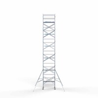 Euroscaffold Rollgerüst Komplett 135 x 190 x 13,2m Arbeitshöhe mit leichter Plattform