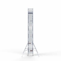 Euroscaffold Rollgerüst Komplett 135 x 190 x 13,2m Arbeitshöhe mit leichter Plattform