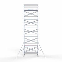 Euroscaffold Rollgerüst Komplett 135 x 305 x 12,2m Arbeitshöhe mit leichter Plattform