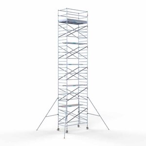 Rollgerüst Standard 135x250 12,2m Arbeitshöhe Carbonboden