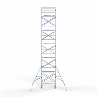 Euroscaffold Rollgerüst Komplett 135 x 190 x 12,2m Arbeitshöhe mit leichter Plattform