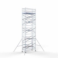 Euroscaffold Rollgerüst Komplett 135 x 305 x 11,2m Arbeitshöhe mit leichter Plattform