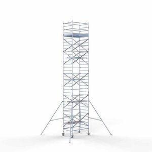 Rollgerüst Standard 135x190 11,2m Arbeitshöhe Carbonboden