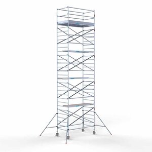 Euroscaffold Rollgerüst Komplett 135 x 250 x 10,2m Arbeitshöhe mit leichter Plattform Euroscaffold Rollgerüst Komplett 135 x 250 x 10,2m Arbeitshöhe mit leichter Plattform