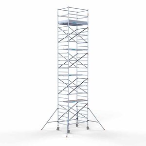 Euroscaffold Rollgerüst Komplett 135 x 190 x 10,2m Arbeitshöhe mit leichter Plattform Euroscaffold Rollgerüst Komplett 135 x 190 x 10,2m Arbeitshöhe mit leichter Plattform