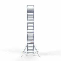 Euroscaffold Rollgerüst Komplett 135 x 190 x 10,2m Arbeitshöhe mit leichter Plattform