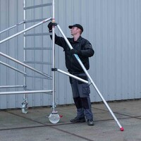 Euroscaffold Rollgerüst Komplett 135 x 190 x 10,2m Arbeitshöhe mit leichter Plattform