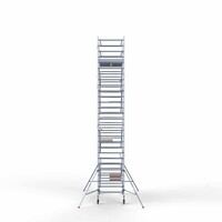 Euroscaffold Rollgerüst Komplett 135 x 250 x 9,2m Arbeitshöhe mit leichter Plattform