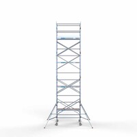 Euroscaffold Rollgerüst Komplett 135 x 190 x 9,2m Arbeitshöhe mit leichter Plattform