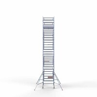 Euroscaffold Rollgerüst Komplett 135 x 190 x 9,2m Arbeitshöhe mit leichter Plattform