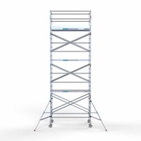 Euroscaffold Rollgerüst Komplett 135 x 250 x 8,2m Arbeitshöhe mit leichter Plattform