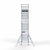 Euroscaffold Rollgerüst Komplett 135 x 250 x 8,2m Arbeitshöhe mit leichter Plattform