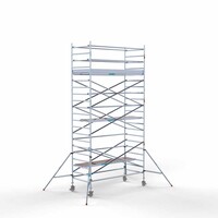 Euroscaffold Rollgerüst Komplett 135 x 305 x 7,2m Arbeitshöhe mit leichter Plattform