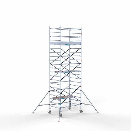 Euroscaffold Rollgerüst Komplett 135 x 190 x 7,2m Arbeitshöhe mit leichter Plattform